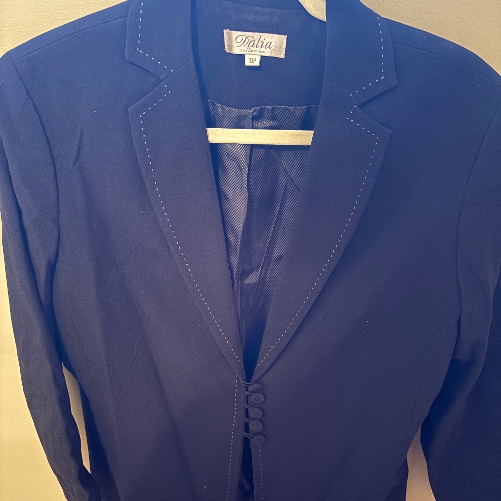 Woman’s black suit jacket